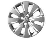 2012 2012 Toyota Yaris OEM 15in Hubcap Wheel Cover Flat Silver Full Face Painted 61164