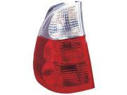 2004 2006 BMW X5 Driver Side Left Outer Body Mount Tail Light Assembly incl Wht Trn Indicator