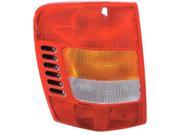 1999 2001 Jeep Grand Cherokee CH2800138V Driver Side Left Tail Lamp Lens 55155139AC 5101897AB V7121897AA