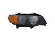 2000 2003 BMW X5 Passenger Side Right Halogen Type Head Lamp Lens and Hsng incl Amb Trn Sgnl