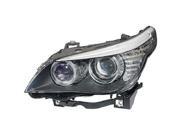 2008 2010 BMW 528i Driver Side Left Halogen Type Head Lamp Lens and Housing 63127177731