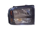 2005 2007 Ford F 250 Super Duty Passenger Side Right Black Bezel Head Lamp Assembly 6C3Z13008CB