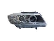 2009 2011 BMW 323i Passenger Side Right Head Lamp Lens and Hsng incl HID Lamp W O At Adjst