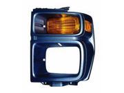 2008 2013 Ford E 150 Driver Side Left Sealed Beam Type Parking Lamp Lens 8C2Z13201A incl Bezel