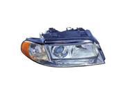 1999 2001 Audi A4 Passenger Side Right Xenon Type Head Lamp Lens and Housing 8D0941030AR