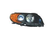 2003 2006 BMW 325Ci Passenger Side Right Head Lamp Lens and Housing incl Amber Turn Signal