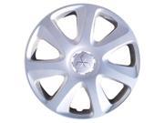 2012 2013 Mitsubishi Lancer OEM 16 Inch Hubcap Wheel Cover Medium Silver Full Face Painted