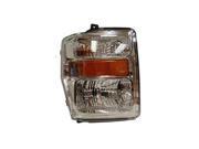 2008 2010 Ford F 250 Super Duty Passenger Side Right Clear Lens Aero Design Head Lamp Assembly 7C3Z13008AA