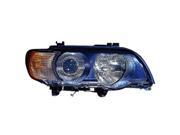 2000 2003 BMW X5 Driver Side Left Xenon Type Head Lamp Lens and Housing incl White Turn Sgnl