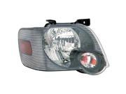 2007 2010 Ford Explorer Passenger Side Right Smoked Lens Head Lamp Assembly 8L2Z13008A CAPA