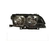 2002 2003 BMW 325Ci Passenger Side Right Halogen Type Head Lamp Assembly 63127165904