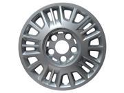 2000 2003 Chevrolet Malibu OEM 15in Hubcap Wheel Cover Flat Silver Full Face Painted 3233