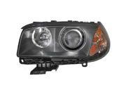 2004 2006 BMW X3 Driver Side Left Head Lamp Lens and Hsng incl HID Lmp W O At Lmp Cntrl