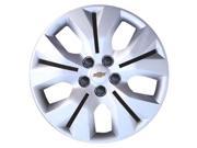 2012 2012 Chevrolet Cruze OEM 16in Hubcap Wheel Cover Flat Silver Full Face Painted 3294