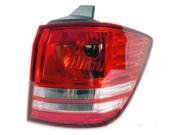 2009 2013 Dodge Journey Passenger Side Right Outer Tail Lamp Lens and Hsng W O LED