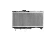1989 1990 Toyota Tercel Base 1.5L 1456CC l4 GAS SOHC Naturally Aspirated Radiator 1 Row 1 1 8 inch Inlet 1 1 8 inch Outlet 1640011270; 1640011280