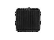 1986 1988 Toyota 4Runner DLX 2.4L 2366CC l4 GAS SOHC Naturally Aspirated Radiator 2 Row 1 3 8 in Inlet 1 3 8 in Outlet 1640035150