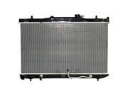 2004 2004 Kia Spectra Base 1.8L 1793CC l4 GAS DOHC Naturally Aspirated Radiator 1 Row 1 5 16 inch Inlet 1 5 16 inch Outlet 253102F020; 253102F030