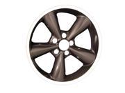 2006 2009 Ford Mustang OEM 18x8.5 Alloy Wheel Dark Charcoal Metallic Painted with Flange Cut 3648
