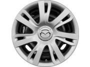 2011 2013 Mazda 2 OEM 15in Hubcap Wheel Cover Flat Silver Full Face Painted 56556