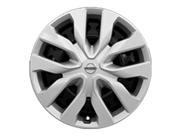 2014 2014 Nissan Rogue OEM 16 Inch Hubcap Wheel Cover Silver Full Face Painted 53092