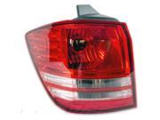 2009 2013 Dodge Journey Driver Side Left Outer Tail Lamp Lens and Housing W O LED