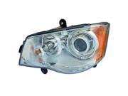 2008 2010 Chrysler Town and Country Driver Side Left Head Lamp Lens and Housing incl HID Lamp