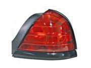 2000 2011 Ford Crown Victoria Passenger Side Right Black Molding Red Tail Lamp Lens and Hsng