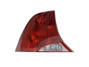 2000 2003 Ford Focus Driver Side Left Tail Lamp Lens and Housing incl 3 Bulb Lamp 2S4Z13405AA