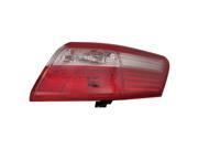2007 2009 Toyota Camry Passenger Side Right Outer Tail Lamp Lens and Housing 8155133340
