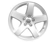 2009-2010 Dodge Challenger OEM 17x7 Alloy Wheel, Rim Sparkle Silver Painted with Machined Face - 2325 2009-2010 Dodge Challenger OEM 17x7 Alloy Wheel, Rim Sparkle Silver Painted with Machined Face - 2325