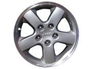 2002-2004 Jeep Grand Cherokee OEM 17x7.5 Alloy Wheel, Rim Bright Hypersilver Full Face Painted - 9042 2002-2004 Jeep Grand Cherokee OEM 17x7.5 Alloy Wheel, Rim Bright Hypersilver Full Face Painted - 9042