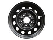 1995-2000 Toyota Tacoma OEM 14x6 Steel Wheel, Rim Black Full Face Painted - 69342 1995-2000 Toyota Tacoma OEM 14x6 Steel Wheel, Rim Black Full Face Painted - 69342