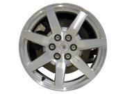 2006-2009 Cadillac SRX OEM 17x7.5 Alloy Wheel, Rim Sparkle Silver Full Face Painted - 4606 2006-2009 Cadillac SRX OEM 17x7.5 Alloy Wheel, Rim Sparkle Silver Full Face Painted - 4606