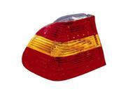 2002-2005 BMW 325i Driver Side Left Body Mount Amber and Red Lens Tail Light 63216946533 2002-2005 BMW 325i Driver Side Left Body Mount Amber and Red Lens Tail Light 63216946533