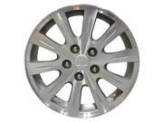 2006-2009 Mitsubishi Galant OEM 16x6.5 Alloy Wheel Bright Sparkle Silver Pntd with Machined Face-65822 2006-2009 Mitsubishi Galant OEM 16x6.5 Alloy Wheel Bright Sparkle Silver Pntd with Machined Face-65822