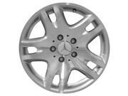 2003-2007 Mercedes-Benz E320 OEM 16x8 Alloy Wheel, Rim Bright Silver Painted with Machined Face - 65295 2003-2007 Mercedes-Benz E320 OEM 16x8 Alloy Wheel, Rim Bright Silver Painted with Machined Face - 65295