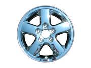 2002-2004 Jeep Grand Cherokee 17x7.5 Aluminum Alloy Wheel, Rim Chrome Cladded Face - 9042 2002-2004 Jeep Grand Cherokee 17x7.5 Aluminum Alloy Wheel, Rim Chrome Cladded Face - 9042