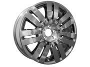 2009-2011 Lincoln MKX 20x7.5 Aluminum Alloy Wheel, Rim Chrome Cladded Face - 3702 2009-2011 Lincoln MKX 20x7.5 Aluminum Alloy Wheel, Rim Chrome Cladded Face - 3702