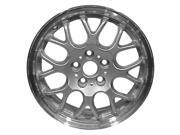 2001-2002 Chrysler PT Cruiser OEM 15x6 Alloy Wheel, Rim Silver Painted with Flange Cut - 99043 2001-2002 Chrysler PT Cruiser OEM 15x6 Alloy Wheel, Rim Silver Painted with Flange Cut - 99043