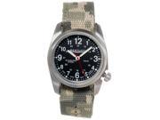 Bertucci 11053 Unisex A 2S Field Stainless Steel Camouflage Nylon Band Black Dial Watch
