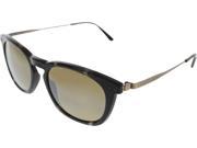 Maui Jim H262 10 Unisex Black Shiny Grey John Sunglasses