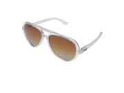 Local Supply LOCALAIRLAX Unisex Airport LAX Polished Clear Brown Sunglasses