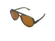 Local Supply LOCALAIRCDG Unisex AIRPORT Pacific Green Brown Sunglasses