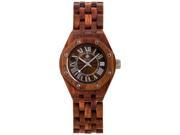 Tense Wood Mini Oregon M5800RMens Wood Case and Bracelet Brown Dial African Rosewood Watch