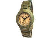 Tense Wood G7509G Men s Sandalwood Green Bracelet Band Wood Dial Watch