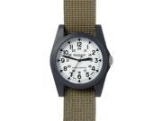 Bertucci 13356 Men s A 3P Plastic Case Green Nylon Band White Dial Black Watch