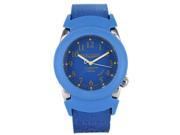 Bertucci 12053 Men s A 2T Stainless Steel Blue Nylon Strap Band Blue Dial Watch