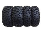 Set of 4 ATV Tires 25x8 12 Front 25x10 12 Rear 6PR P350