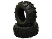 Set of 2 New Premium WANDA ATV UTV Tires AT25x8 12 6PR P375 10212